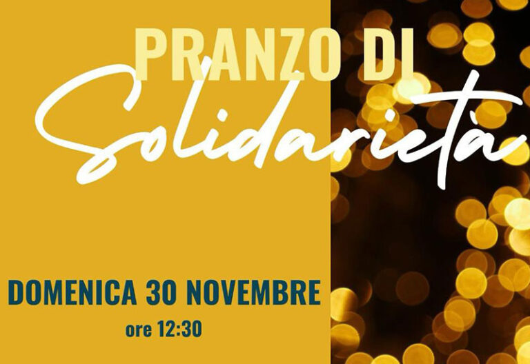 Pranzo della solidarietà